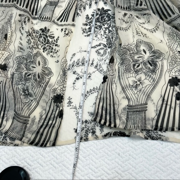 coldwater Creek Beige Sleeveless Vest Swimsuit cover-up Size M - Picture 8 of 9